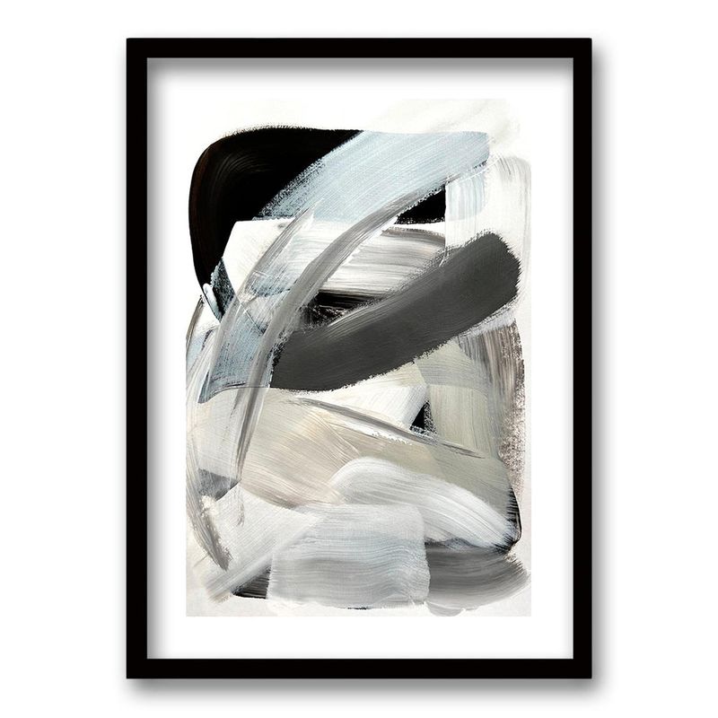 RETELA - Cuadro Riña - Negro - 50x35 cm