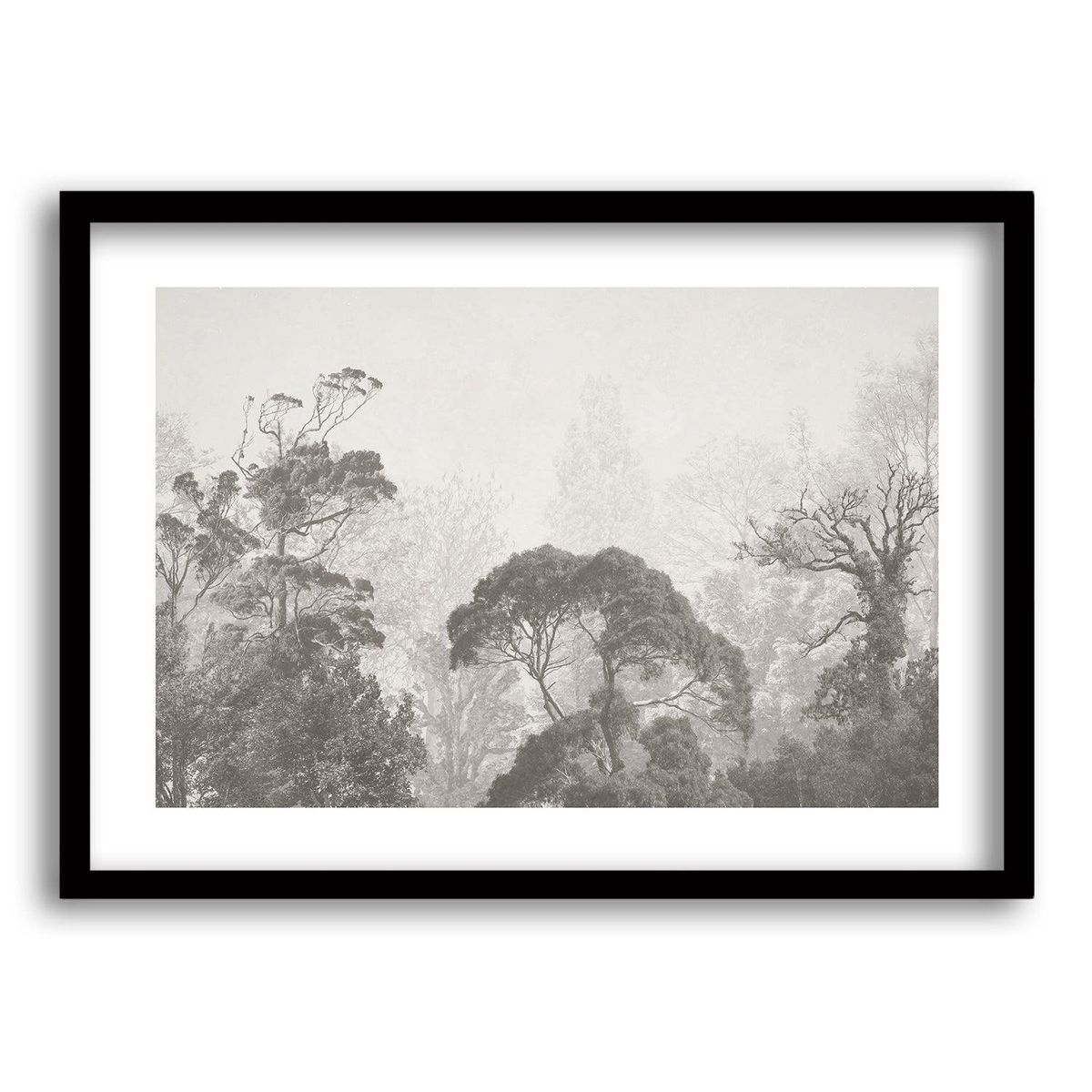 RETELA - Cuadro Sombras Del Pasado II - Negro