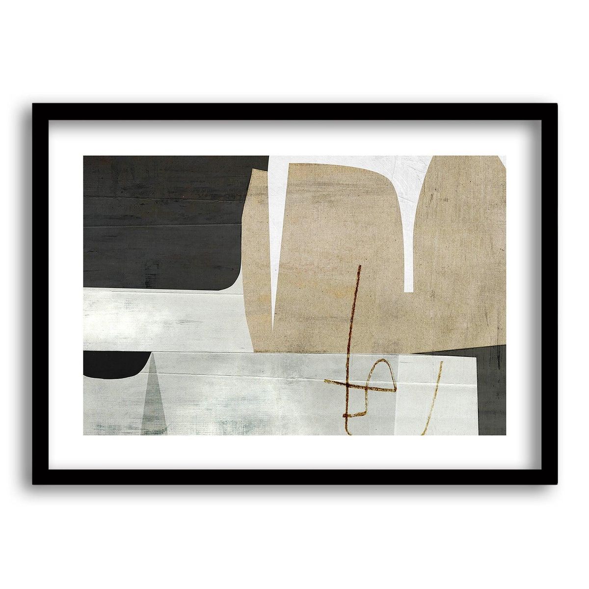 RETELA - Cuadro Universo de Recortes - Negro