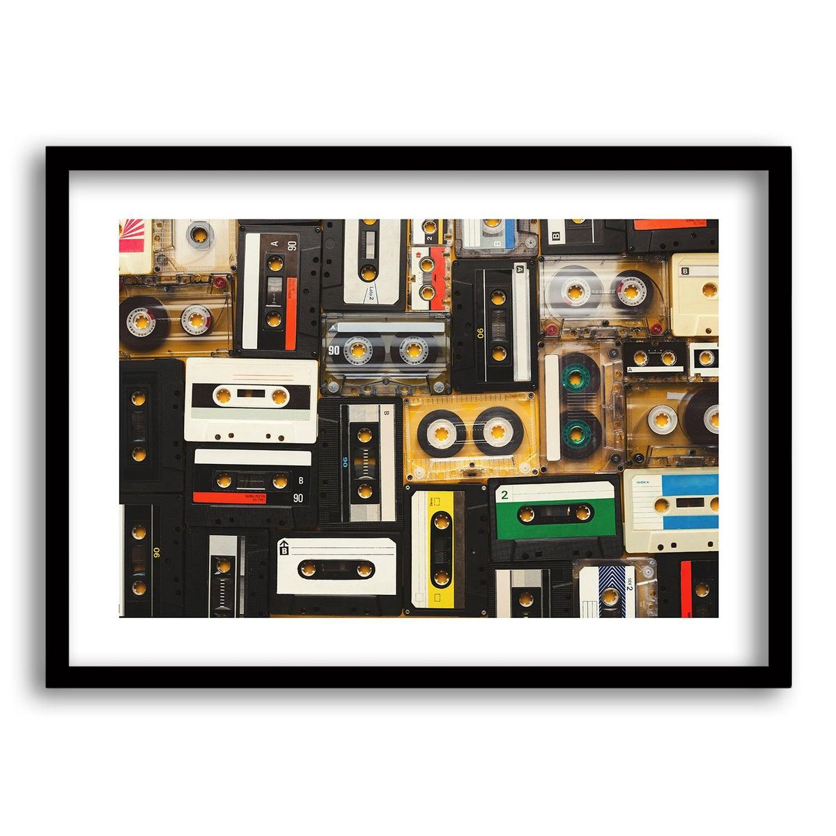 RETELA - Cuadro Espectro de Cintas - Negro