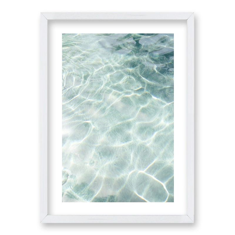 RETELA - Cuadro Reflejos Serenos - Blanco - 70x50 cm