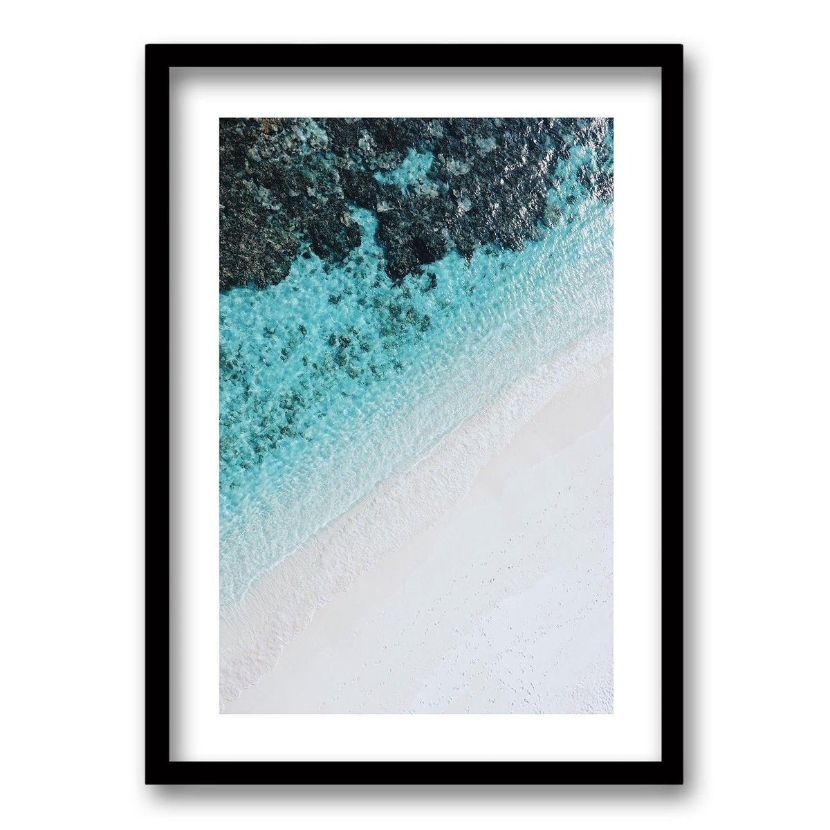 RETELA - Cuadro Orilla Cristalina II - Negro