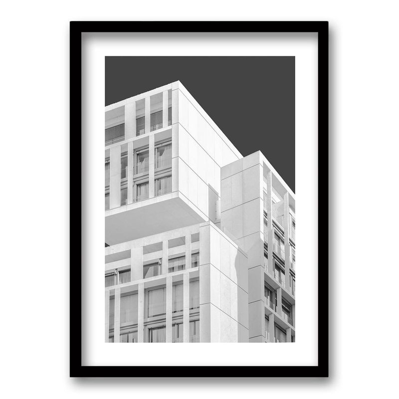 RETELA - Cuadro Matices Urbanas III - Negro