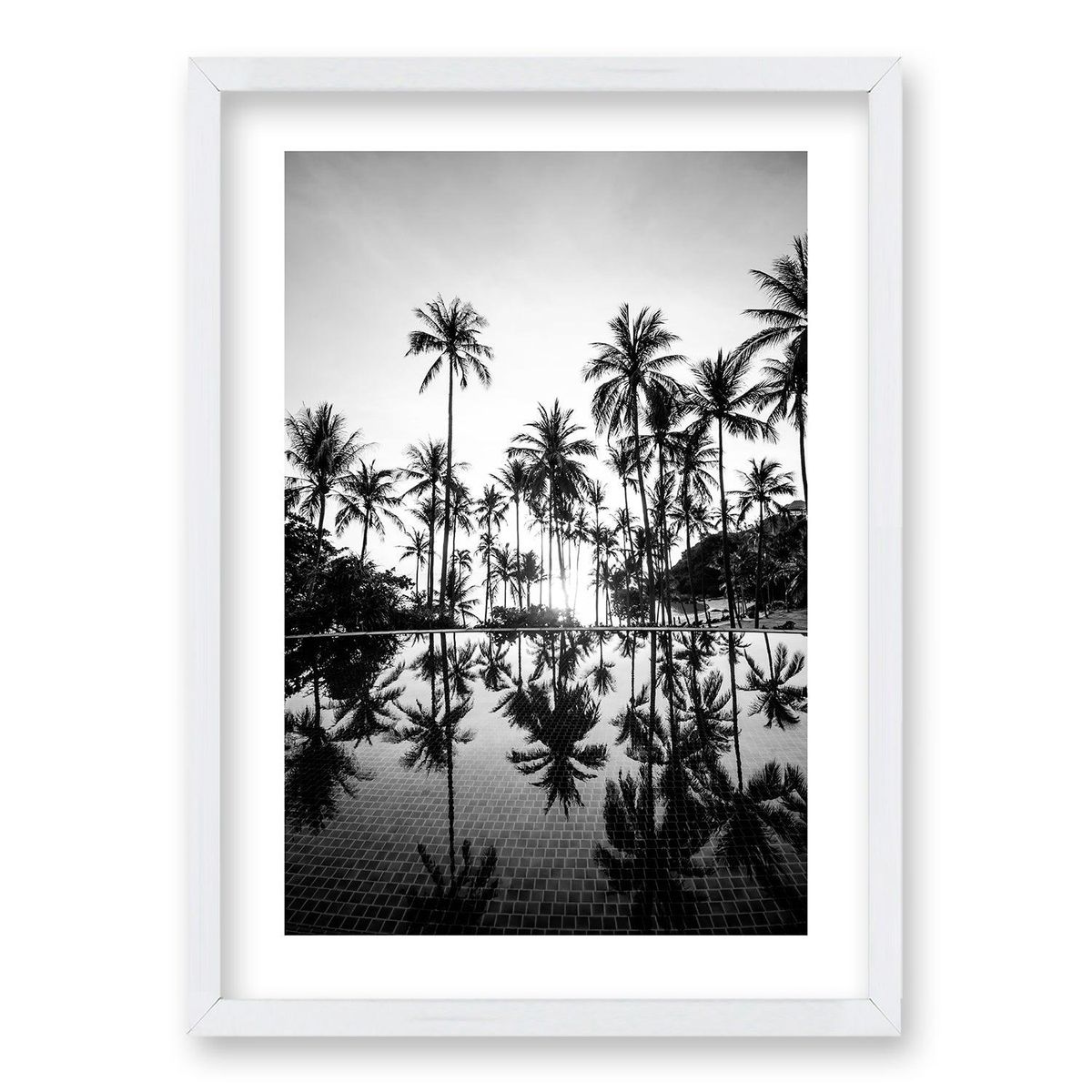 RETELA - Cuadro Luz y Sombra III - Negro - 50x35 cm