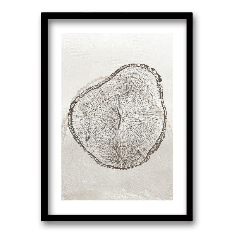 RETELA - Cuadro Núcleo Arbóreo II - Negro - 70x50 cm