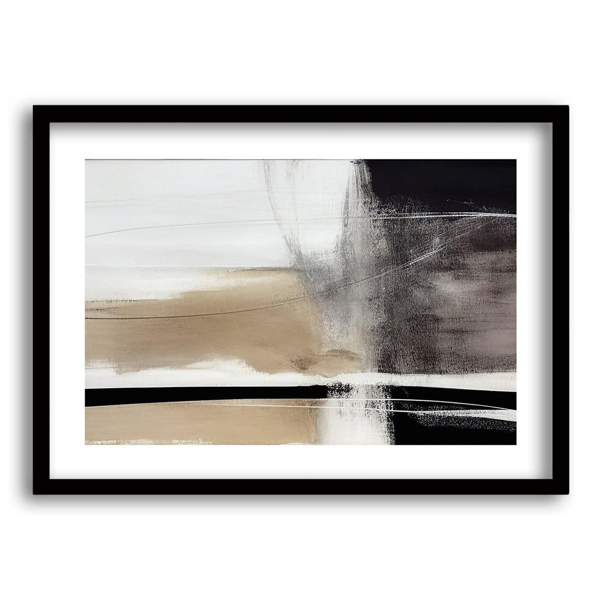 RETELA - Cuadro Orden a Caos II - Negro