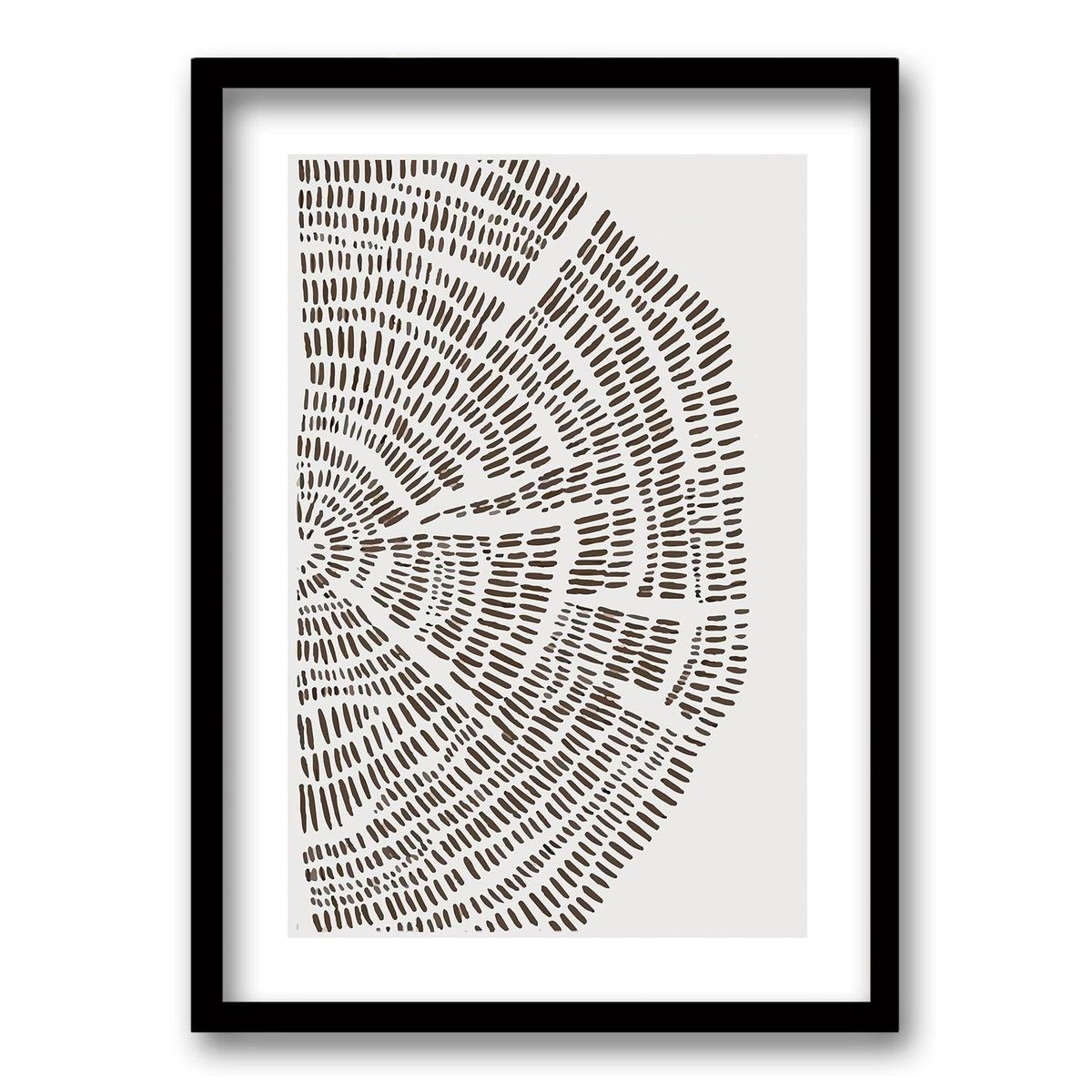 RETELA - Cuadro Conexiones Esenciales II - Negro - 40x30 cm