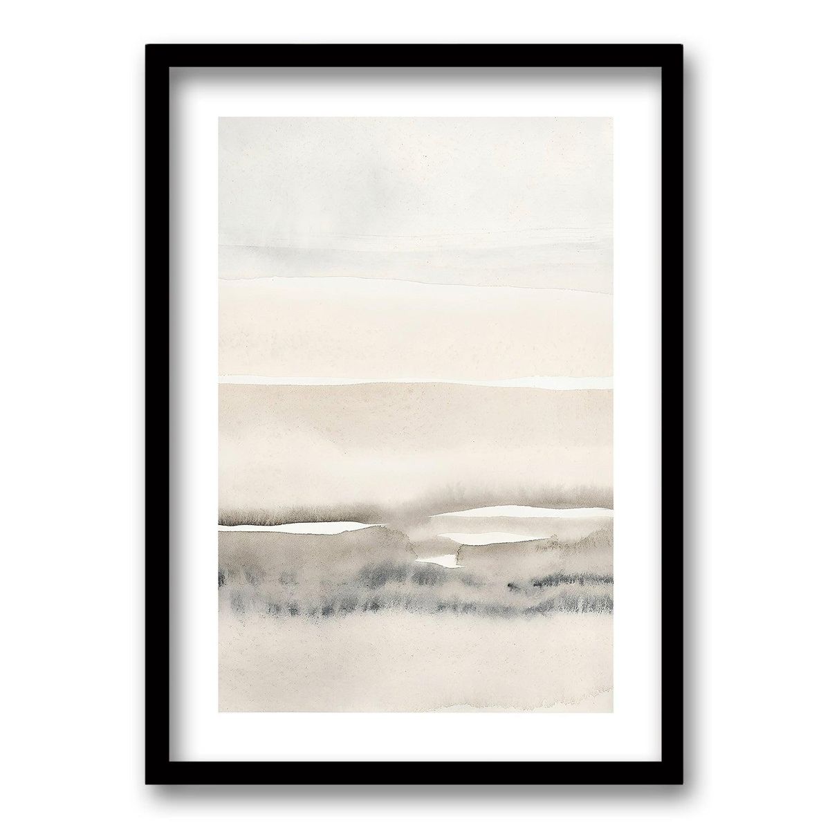 RETELA - Cuadro Efluvio de Tinta - Negro