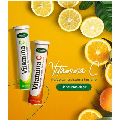 Imagen 2 del producto Vitamina C 1000 Mg X 20 Comprimidos Efervescentes