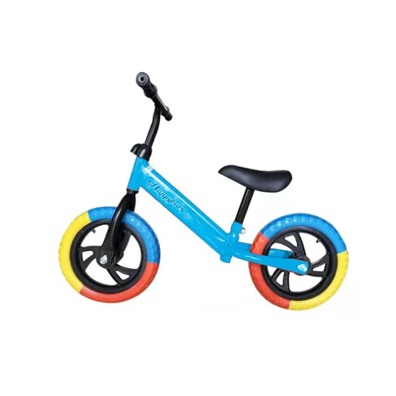 GENERICO - Bicicleta Equilibrio Niños Sin Pedales CELESTE
