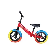 GENERICO - Bicicleta Equilibrio Niños Sin Pedales ROJA