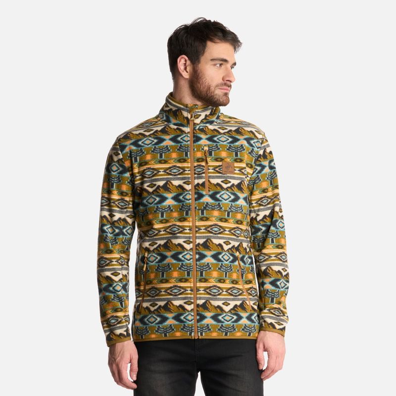 HAKA HONU - Polerón Hombre Tokerau Pro Print Crema Haka Honu