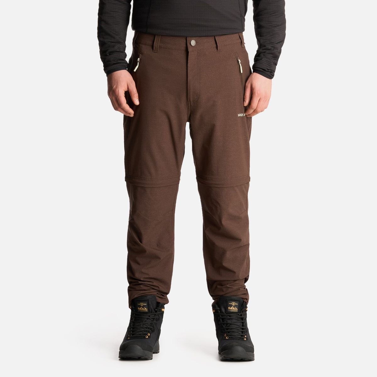 HAKA HONU - Pantalón Hombre Desmontalo Cafe Oscuro Haka Honu