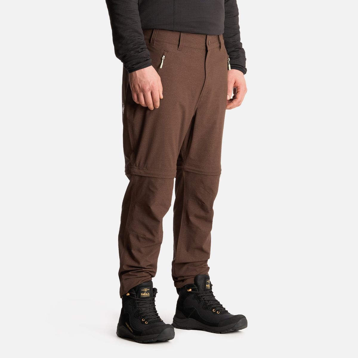 HAKA HONU - Pantalón Hombre Desmontalo Cafe Oscuro Haka Honu