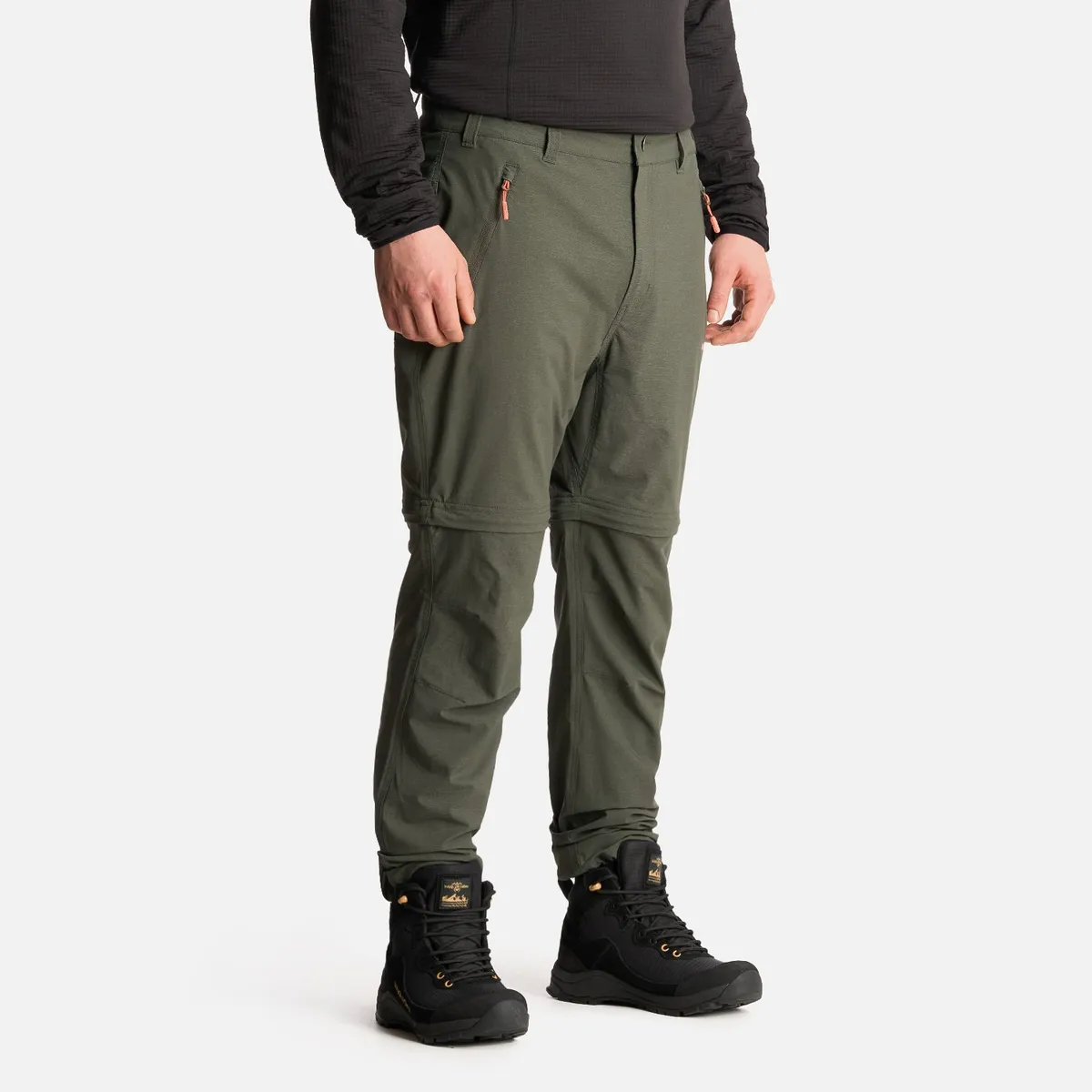 HAKA HONU - Pantalón Hombre Desmontalo Verde Musgo Haka Honu