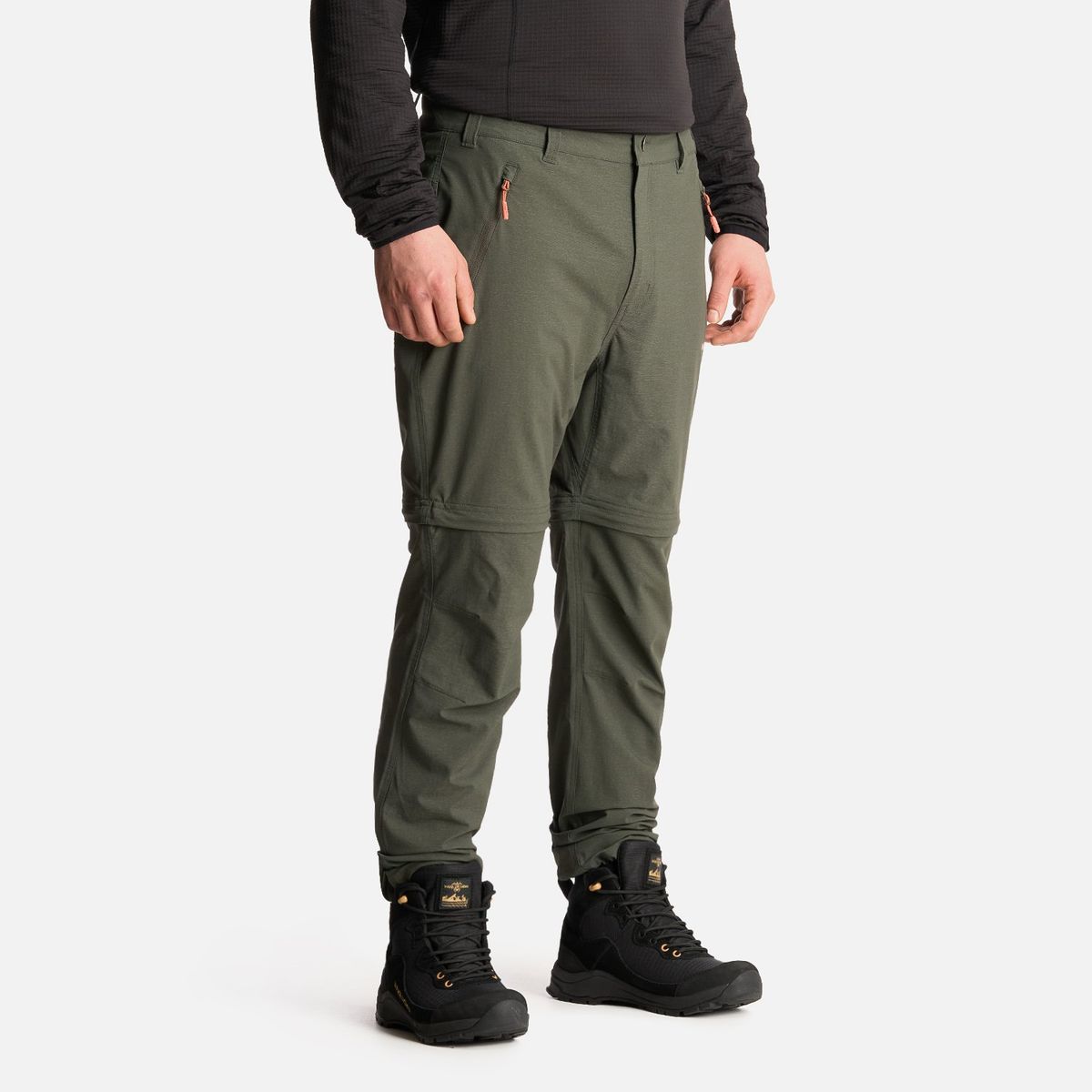 HAKA HONU - Pantalón Hombre Desmontalo Verde Musgo Haka Honu