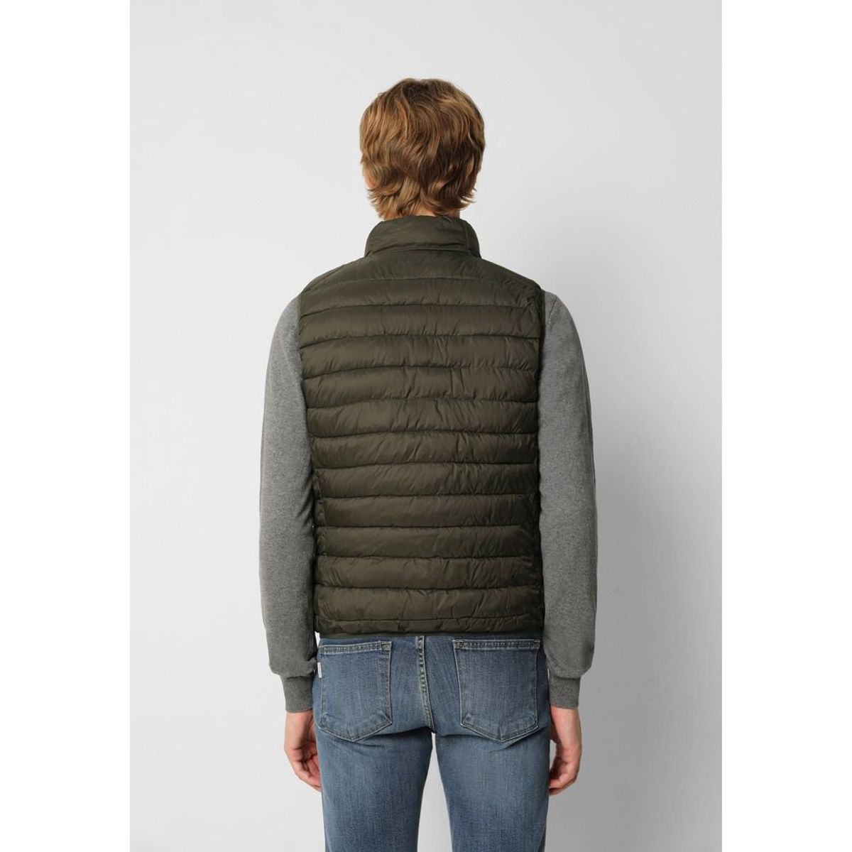 SCALPERS - Parka Sin Mangas Acolchado Calavera Khaki