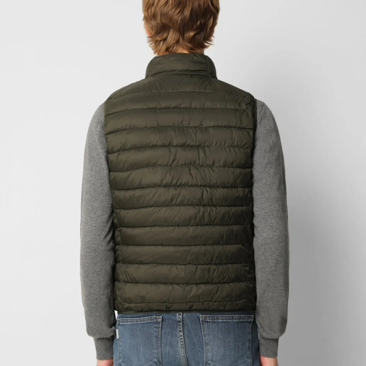 SCALPERS - Parka Sin Mangas Acolchado Calavera Khaki