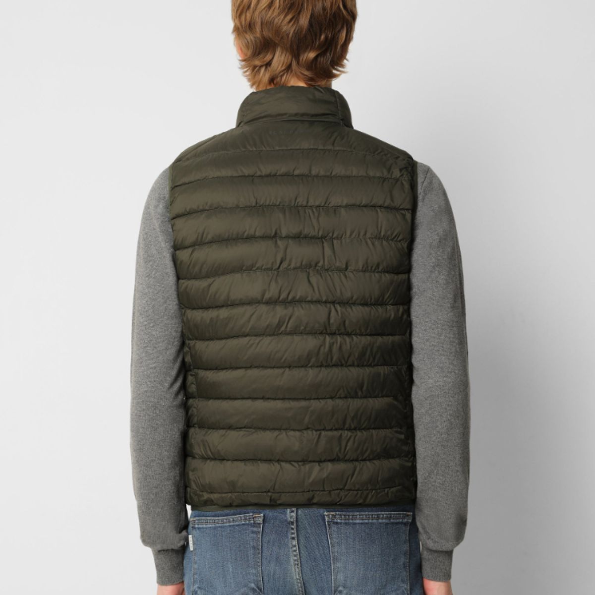 SCALPERS - Parka Sin Mangas Acolchado Calavera Khaki