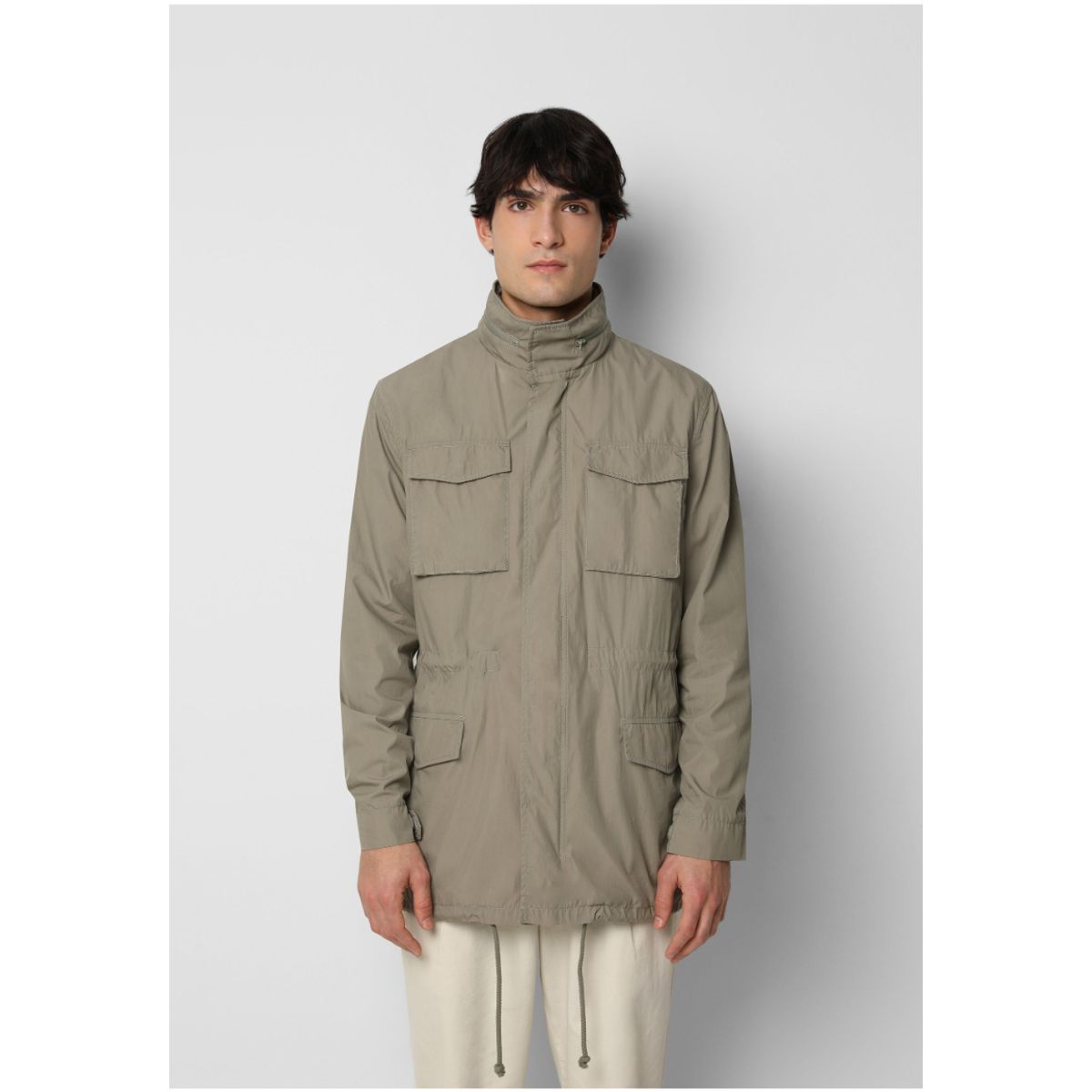 SCALPERS - Parka Ligera Técnica Light Khaki