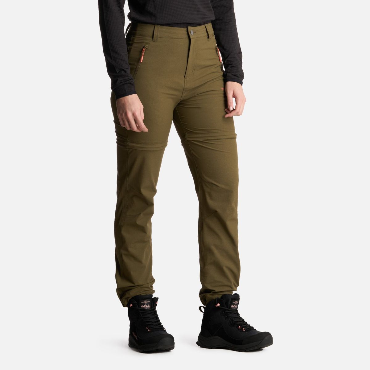 HAKA HONU - Pantalón Mujer Desmontalo Verde Musgo Haka Honu