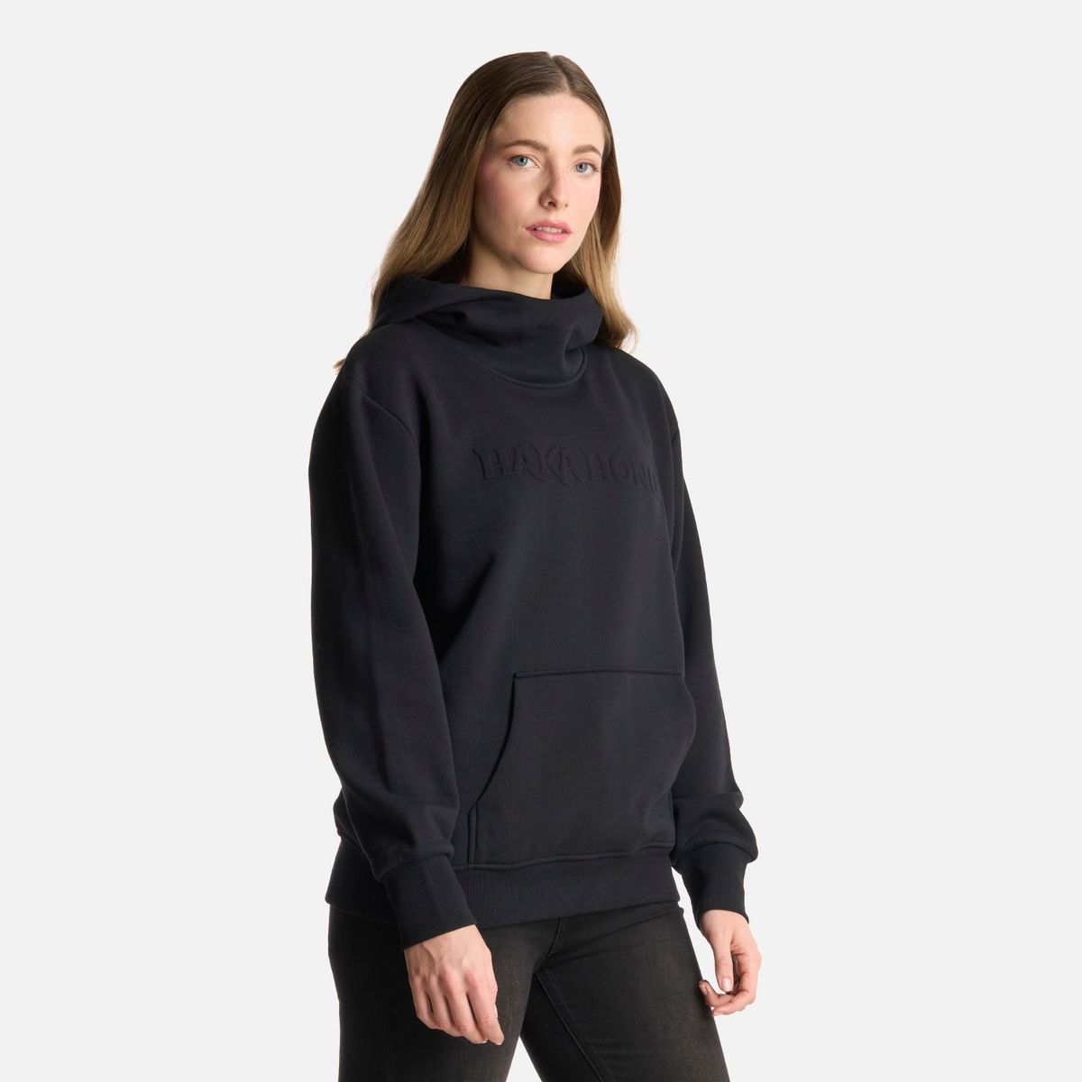HAKA HONU - Polerón Mujer Motomami Hoody Negro Haka Honu