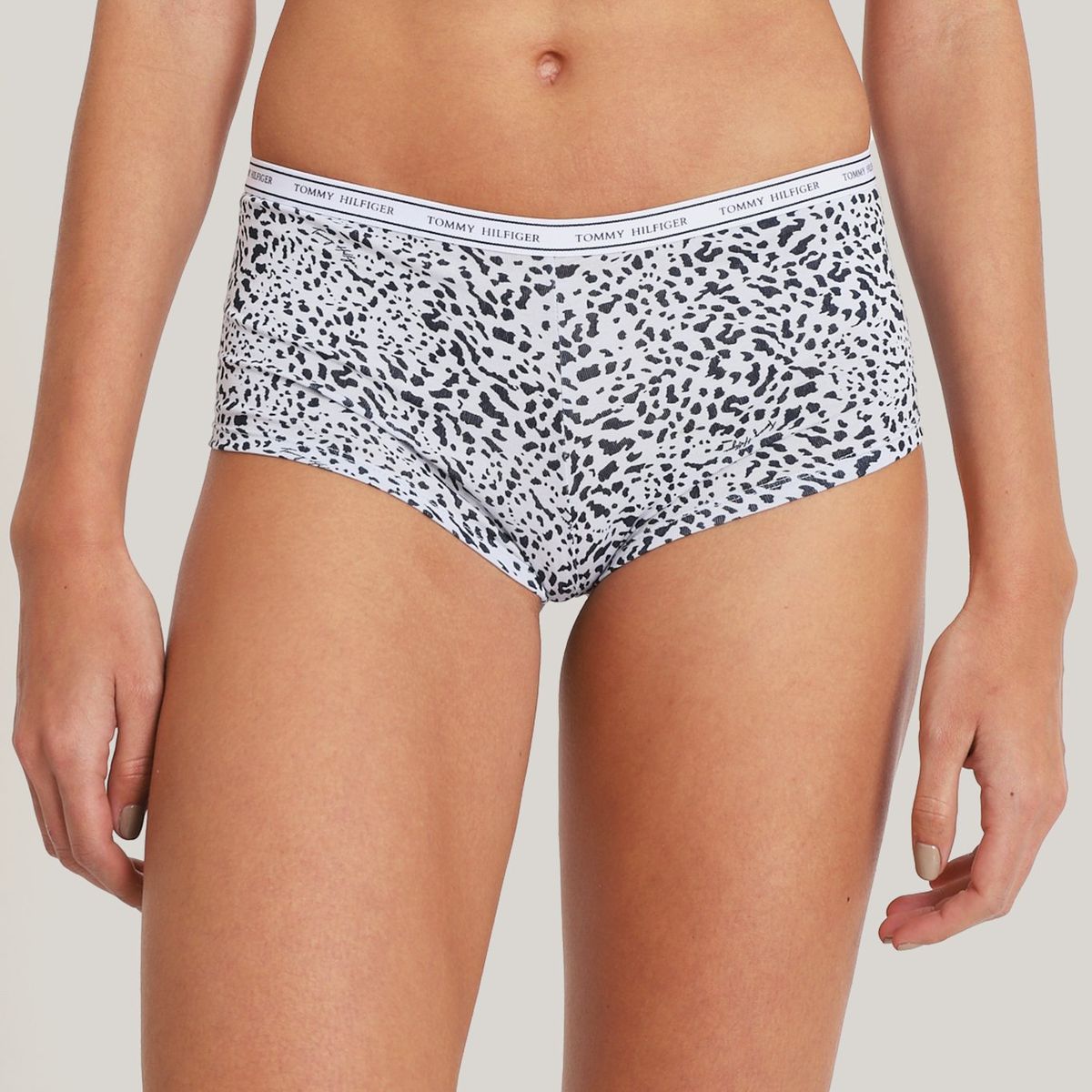 TOMMY HILFIGER - Calzón Boyshort Con Logo Multicolor Tommy Hilfiger