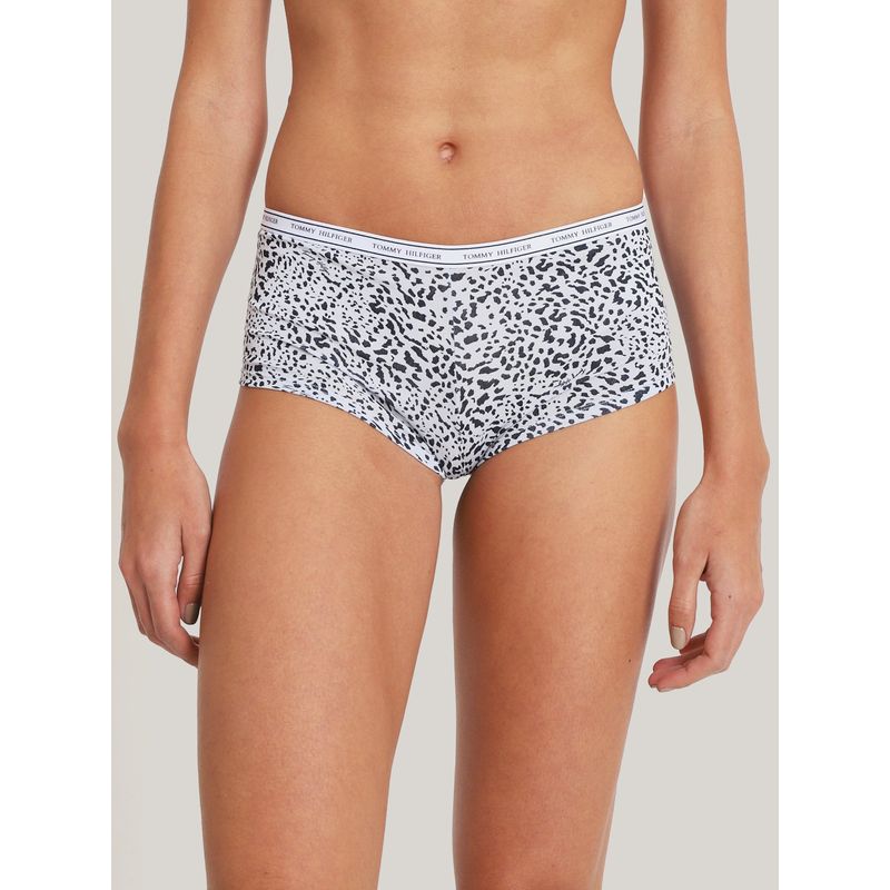 TOMMY HILFIGER - Calzón Boyshort Con Logo Multicolor Tommy Hilfiger