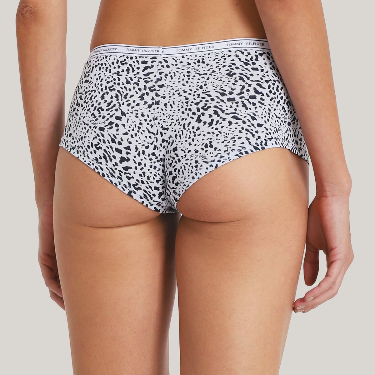 TOMMY HILFIGER - Calzón Boyshort Con Logo Multicolor Tommy Hilfiger