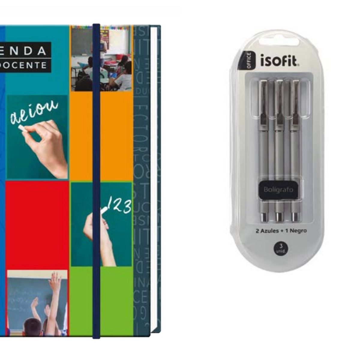 GENERICO - Agenda Buho Docente  Profesor 2026 + Lapiceras Ejecutivas