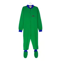 K NABIL - Pijama Enterito Infantil - Verde Heineken - Osito de Algodón
