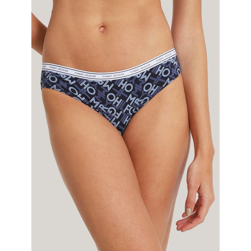 TOMMY HILFIGER - Bikini De Algodón Classic Azul Tommy Hilfiger