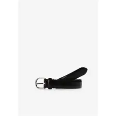 SCALPERS - Cinturón Piel Hebilla Metálica Black