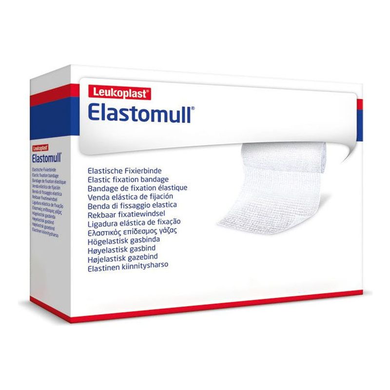 BSN MEDICAL - Venda De Gasa Elasticada Elastomull 8cm X 4m - Caja X 20