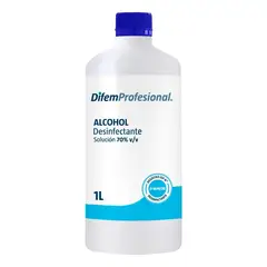 DIFEM PHARMA - Alcohol 70° Desinfectante Difempharma 1 Litro