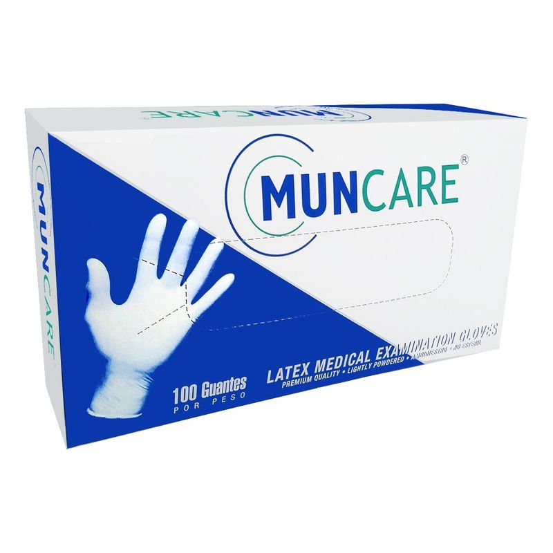 GEERDINK - Guante Latex Muncare Talla M Caja X 100 Unidades