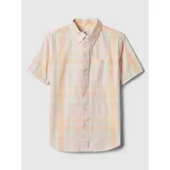 GAP - Camisa Niño Popelina Manga Corta Multicolor GAP_.