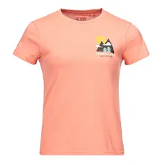 GEOGRAPHY - Polera Mujer Liquen Coral Melange