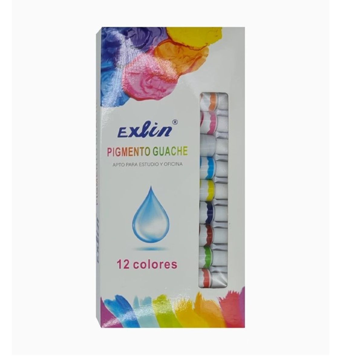 GENERICO - Pigmento Guache 12 Colores