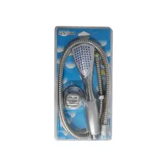GENERICO - Set Ducha Telefono Cromado Con Flexible 1, 5 Mts
