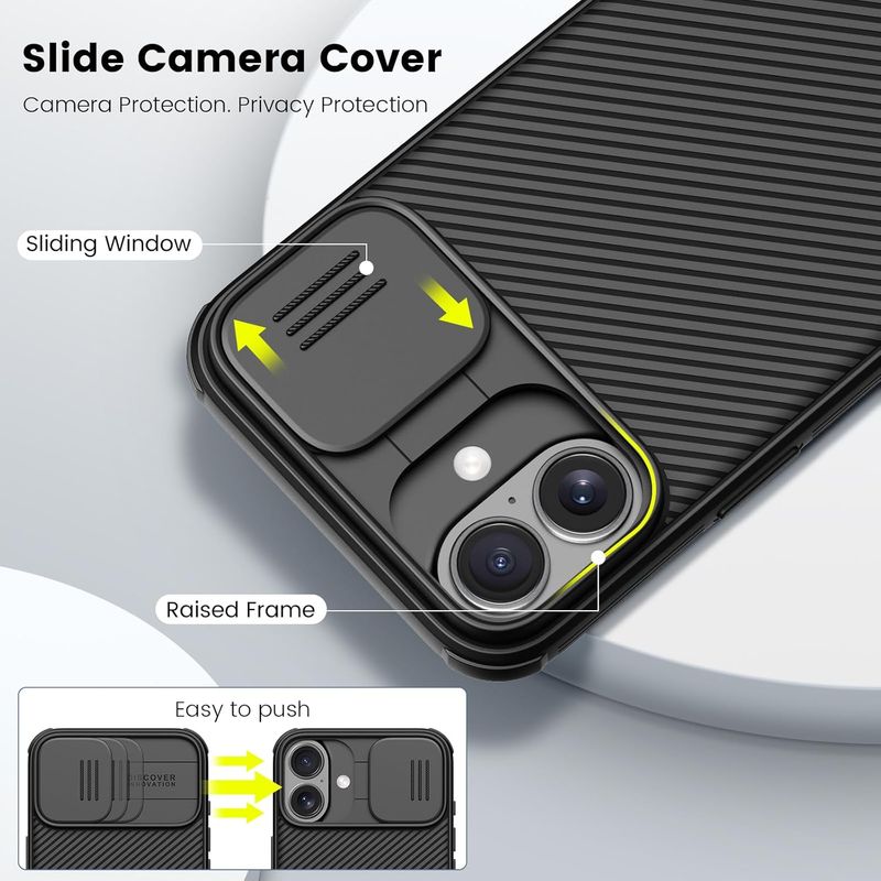 NILLKIN - Carcasa para Iphone 16 Nillkin Camshield Antigolpes