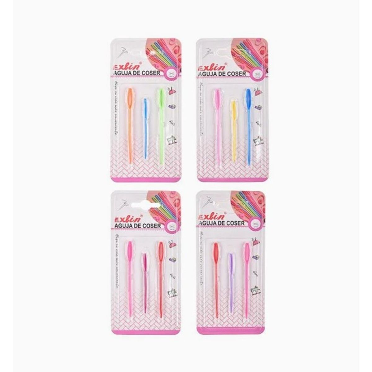 GENERICO - Aguja de Coser 3 piezas