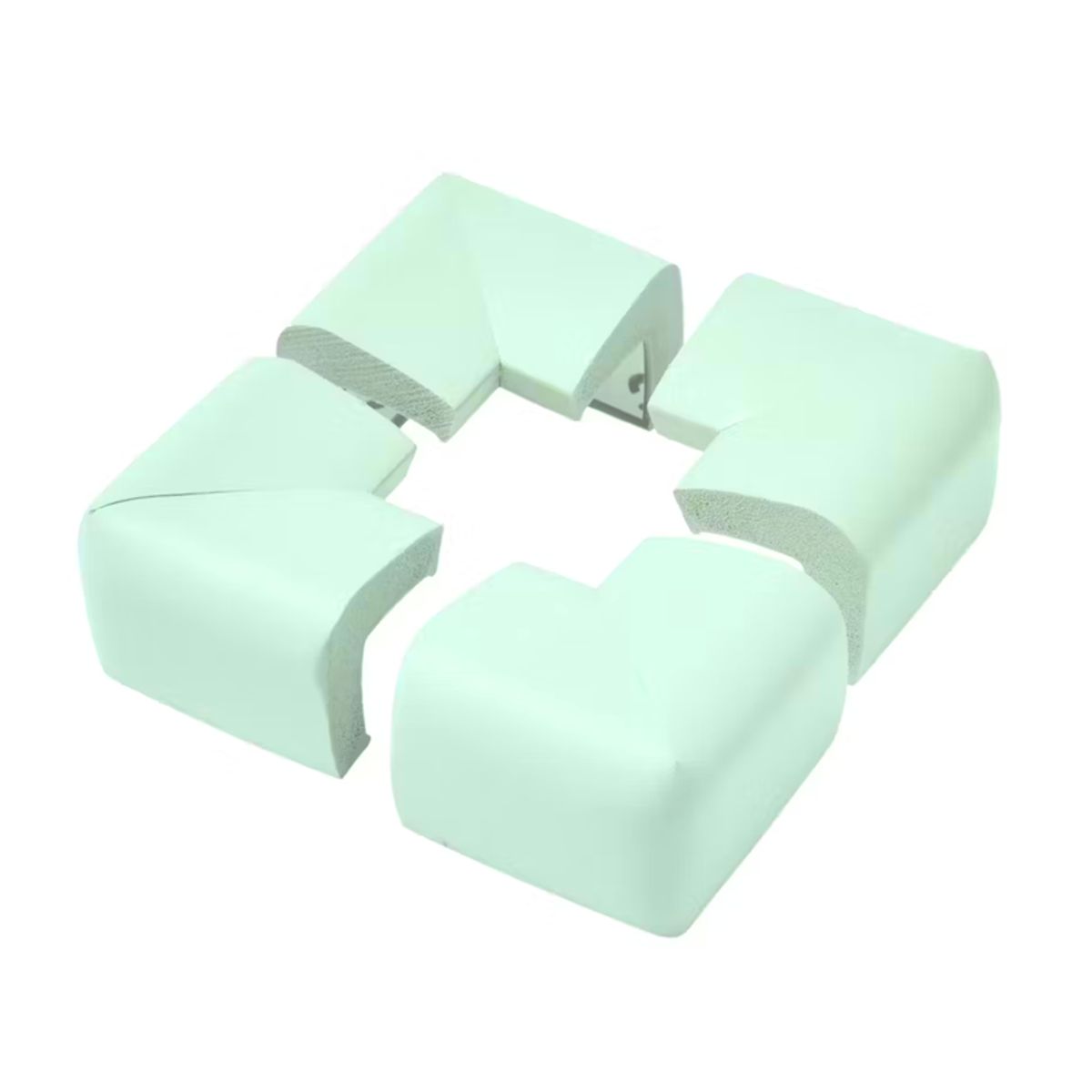 GENERICO - Pack 4 Esquineros Proteccion Bebe Antigolpes Goma Borde Mesa