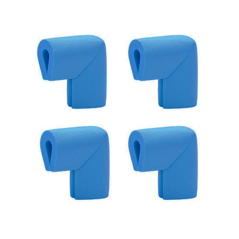 GENERICO - Pack 4 Esquineros Proteccion Bebe Antigolpes Goma Borde Mesa