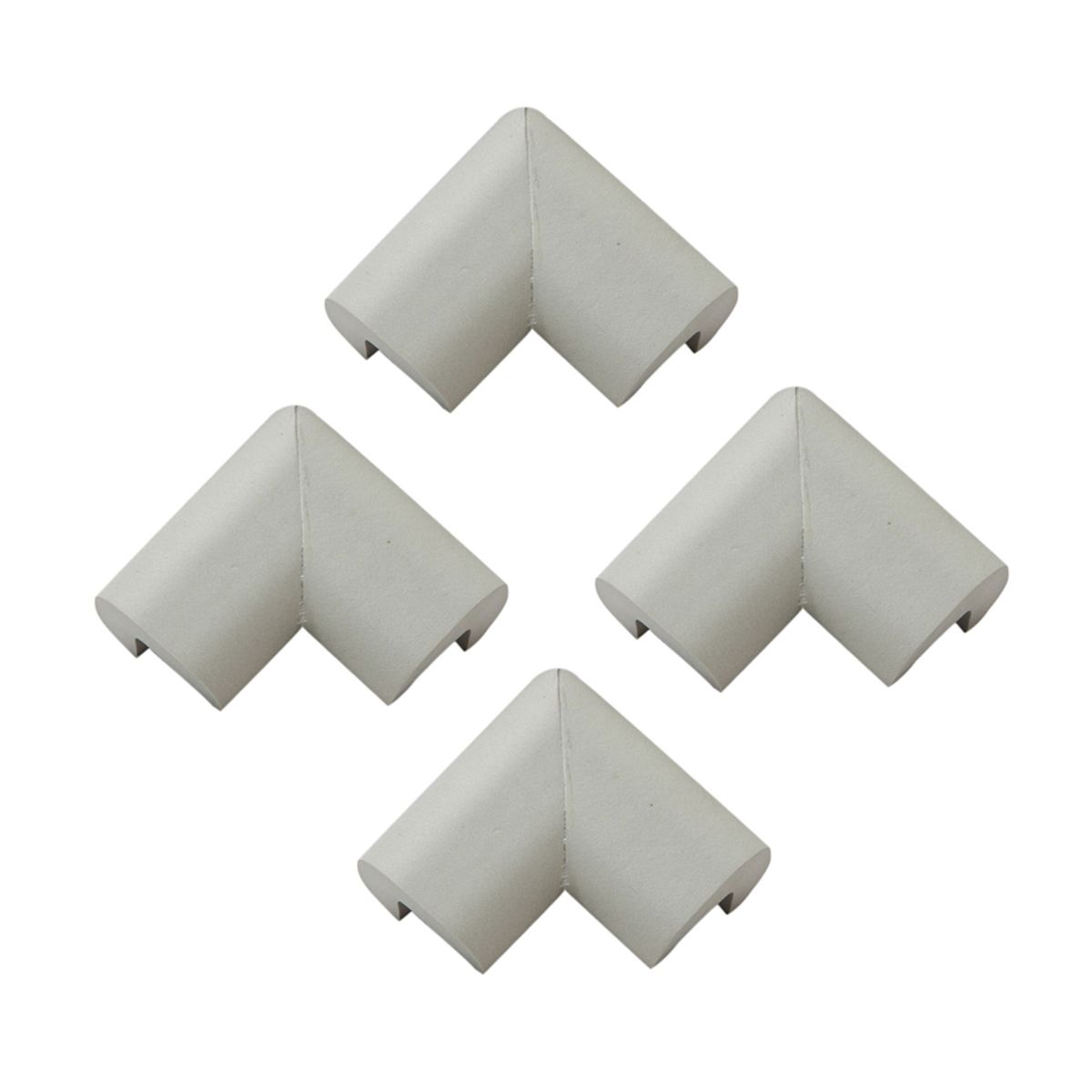 GENERICO - Pack 4 Esquineros Proteccion Bebe Antigolpes Goma Borde Mesa