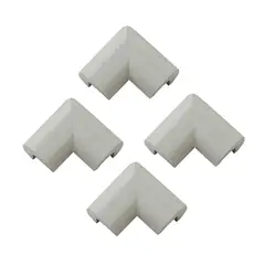 GENERICO - Pack 4 Esquineros Proteccion Bebe Antigolpes Goma Borde Mesa