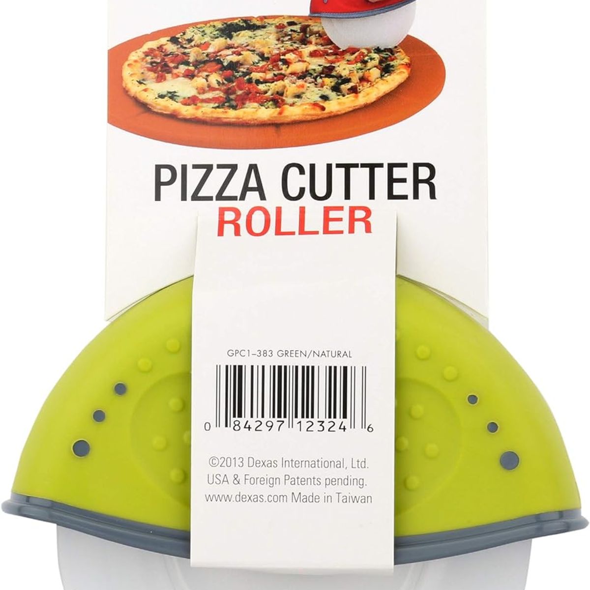 GENERICO - Cortador De Pizza Rodante Con Una Sola Mano Dexas Verde