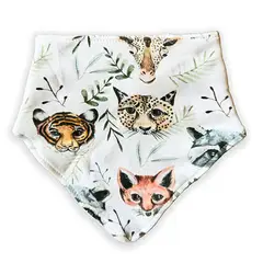 LITTLE BEE - Babero bandana algodón pima ANIMALS
