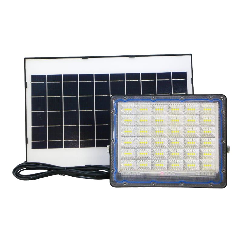 GENERICO - Foco Led Solar 200w Ip66 Con Panel Desmontable