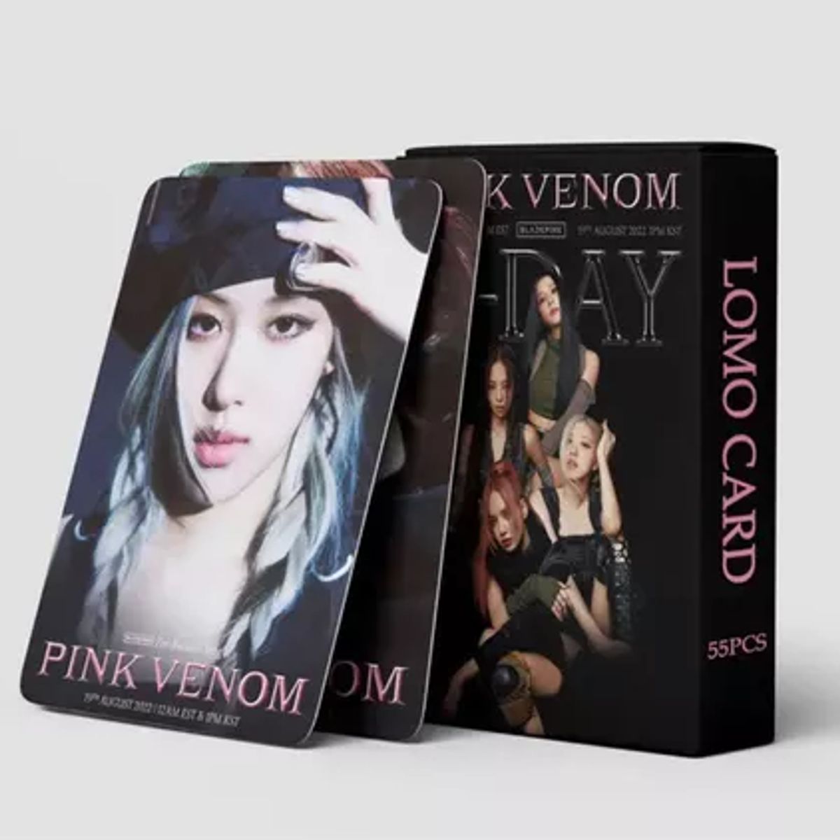 GENERICO - Set 55 Photocards / Lomo Card Blackpink Pink Venom D-day
